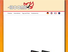 Tablet Screenshot of boomex-germany.com